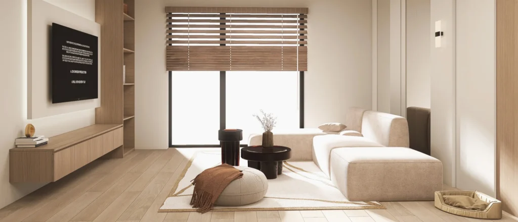 projekt nowoczesnego salonu