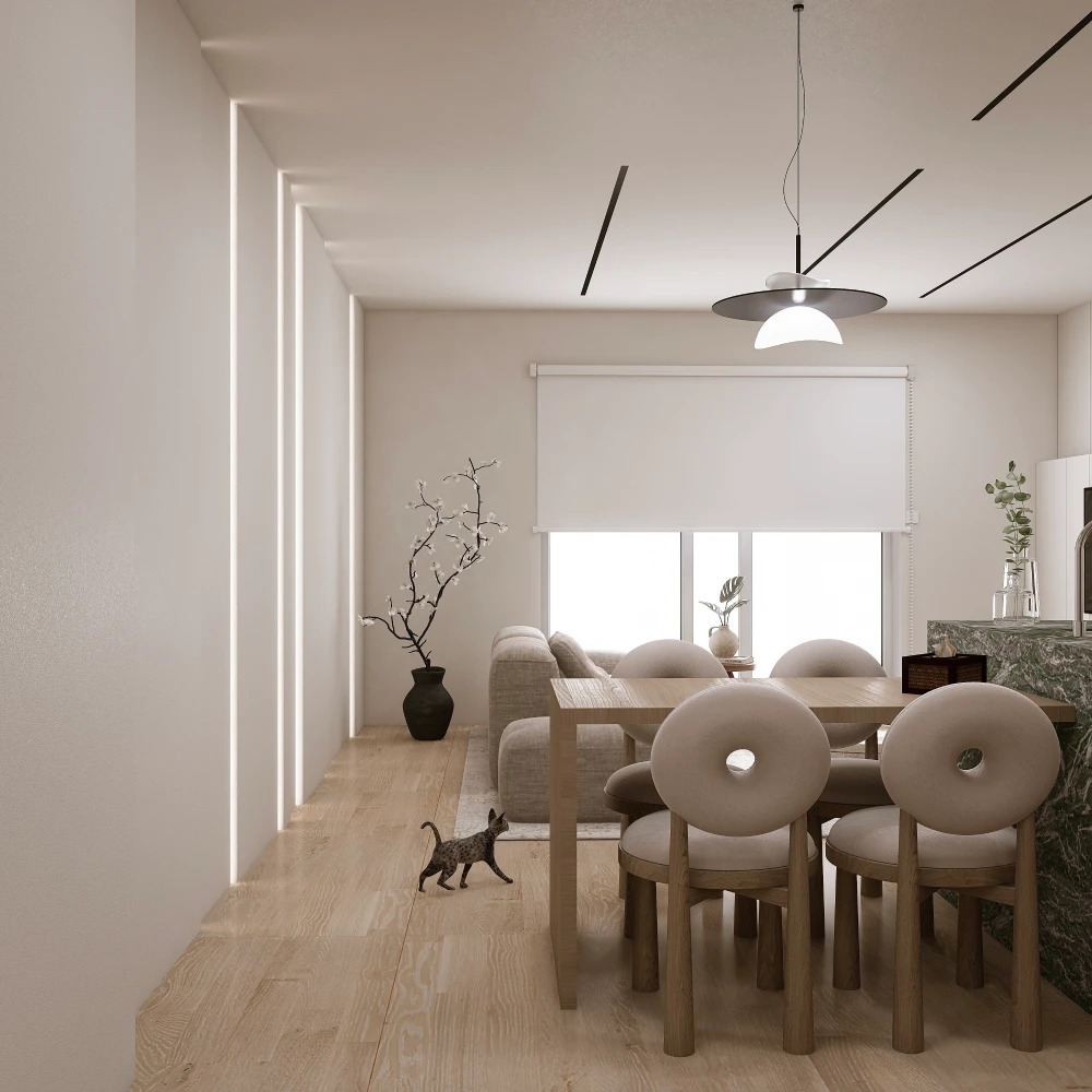 projekt wnętrza w Warszawie w stylu modern luxury - zdjęcie 1